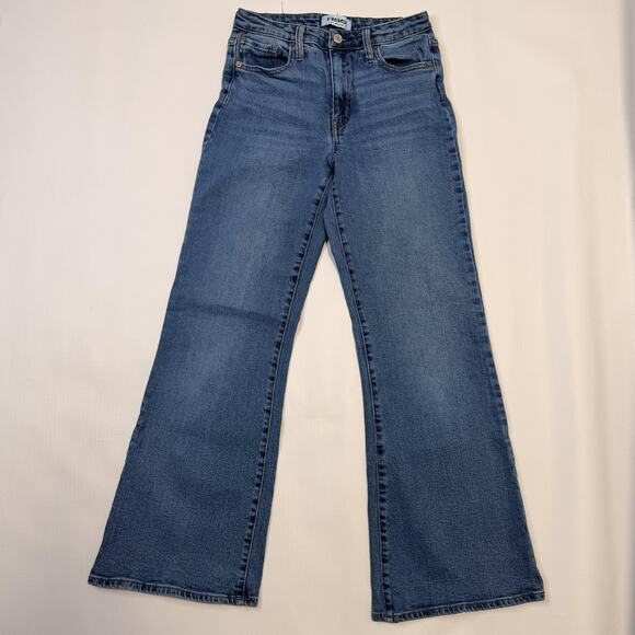 RSQ Denim - RSQ Jeans Womens 27 Blue High Rise Flare Stretch Denim 5 Pocket Medium Wash